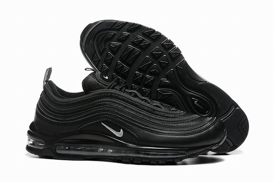 Cheap Nike Air Max 97 Black White Swoosh Men's Running Shoes-34 Cheap Nike Air Max 97 Black White Swoosh Men's Running Shoes-34